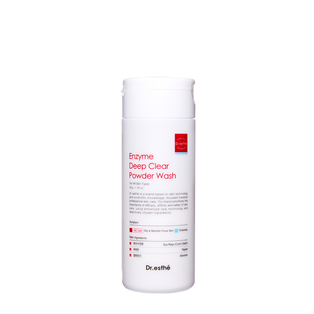 cbd2f7c0ad7f81272835d68e9cabf558 Dr. Esthe Enzyme Deep Clear ензимна пудра для вмивання, 50 мл - Зображення 1