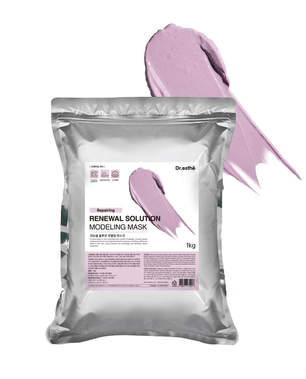 IMAGE 2026-09-23 20:20:01 Dr.Esthe Renewal Solution Modeling Mask(Альгінатна маска для відновлення, заспокоєння та глибокого зволоження шкіри), 1 кг - Зображення 1